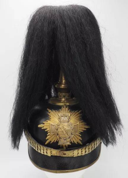 Saxon 101st Reserve Grenadier Officer Pickelhaube to Parade Visuel 1 principal